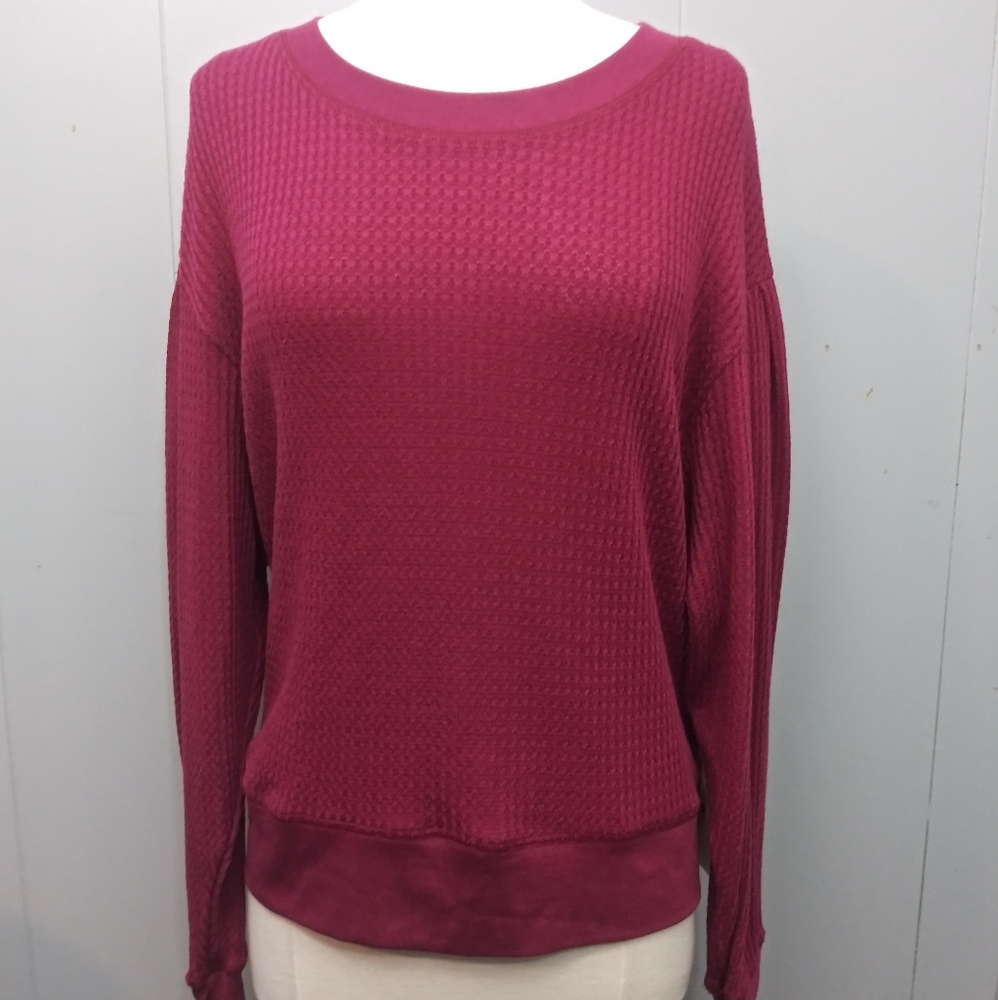 Treasure & Bond Burgundy Plum Sweater L